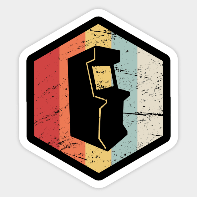 Retro Arcade Game Icon Sticker by Wizardmode